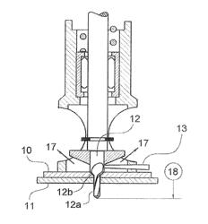 Device for limiting the advance during a drilling operation