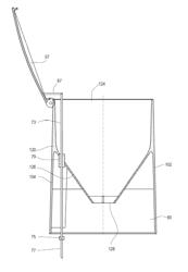 Food grinder with automatic hopper cover and tooless disassembly