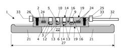 Micro cuvette assembly for examining biological samples