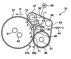 Fixing device provided with pressure belt