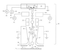 Printing with merged drops using electrostatic deflection