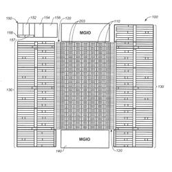 Architectural Floorplan for a Structured ASIC Manufactured on a 28 NM CMOS Process Lithographic Node or Smaller