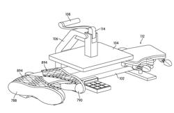 Shoe customization system having interchangeable platens