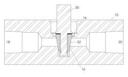 PLUG VALVE WITH INTEGRATED HARD FACE SEAT