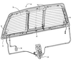 Heated sliding window assembly