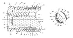 Electrical connector system with replaceable sealing element