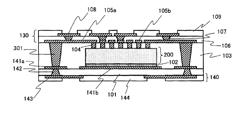 Semiconductor element-embedded wiring substrate