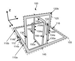 Orthogonal tunable antenna array for wireless communication devices