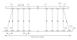 Inkjet printhead with join regions seamlessly compensated by directional nozzles