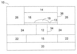 Variable resistance memory device with an interfacial adhesion heating layer, systems using the same and methods of forming the same