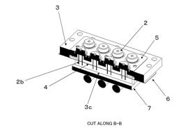 Laser array light source unit