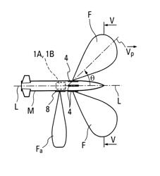 Method and system for avoiding an intercepting vehicle by an airborne moving body