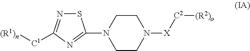 1, 2, 4-Thiadiazol-5-Ylpiperazine derivatives useful in the treatment of neurodegenerative diseases