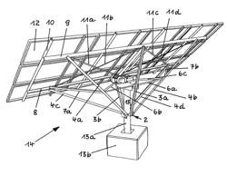 Mounting frame for supporting sheet-type solar panels