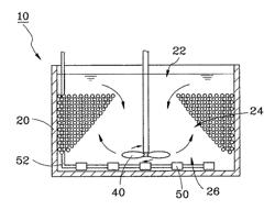 Wastewater treatment method using annularly arranged microorganism carriers