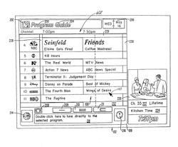 TELEVISION CONTROL INTERFACE WITH ELECTRONIC GUIDE