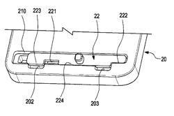 Cover locking device for portable terminal