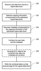 Embedded mapping information for memory devices