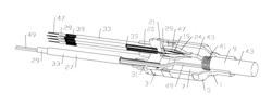 OPTICAL FIBER / ELECTRICAL COMPOSITE CABLE ASSEMBLY WITH SEALED BREAKOUT KIT