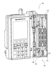 Pressure sensing assembly and method for an infusion pump