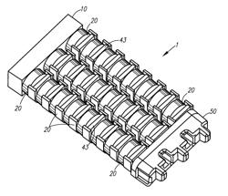 Contact assembly for implantable pulse generator and method of use