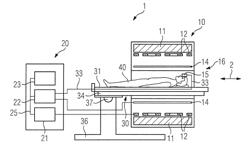 MAGNETIC RESONANCE METHOD AND APPARATUS FOR QUICK DETECTION OF REGIONS OF MODIFIED TEMPERATURE