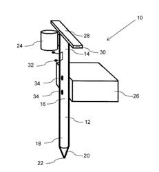 MOBILE BEACH STORAGE POLE