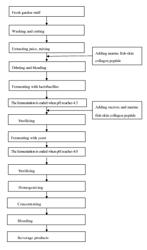 ENZYME BEVERAGE OF NATURAL GARDEN STUFF AND METHOD FOR PREPARING THE SAME