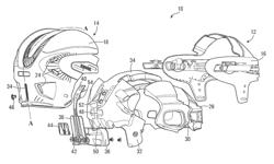 Helmet comprising an occipital adjustment mechanism