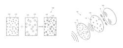 Gypsum panel having outstanding sound-absorbing properties and a production method therefor