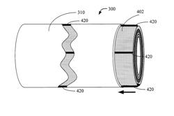 Elongated photovoltaic cells in casings with a filling layer