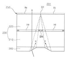 Liquid crystal display device having particular optical member