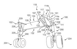 DEVICE FOR INTERMEDIATE FASTENING BETWEEN AN AIRCRAFT FUSELAGE AND AN AIRCRAFT LANDING GEAR