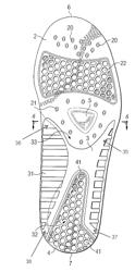 Triple density gel insole