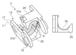 Flexible cable guide