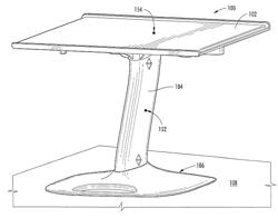 Portable desk apparatus and methods