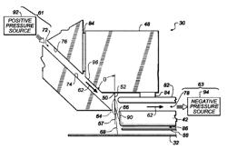 Printhead including coanda catcher with grooved radius