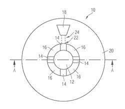 Method for producing a lubricant feed line of a thrust bearing