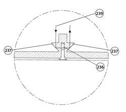 Centrifuge for separating a sample into at least two components