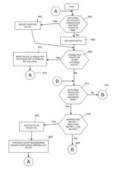 Route topology discovery in data networks