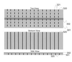 Laser diodes with scribe structures