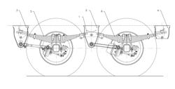 CENTRAL HANGER BRACKETS AND EQUALIZERS FOR TANDEM SUSPENSION