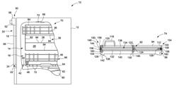 Adjustable rack assembly for use with a washing appliance