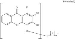 Polymerisable photoinitiators for LED curable compositions