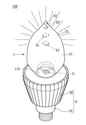 Light-guiding cover and illumination device having the same