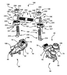 Facet joint implant crosslinking apparatus and method