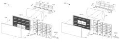 Single-pass imaging apparatus with image data scrolling for improved resolution contrast and exposure extent