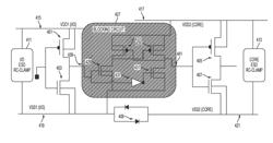 ESD protection device for circuits with multiple power domains