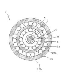 Underwater optical fibre cable