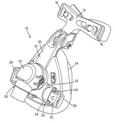 Headgear connection assembly for a respiratory mask